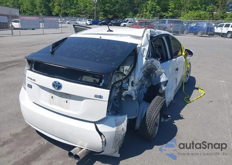 2013 Toyota Prius Three Se из США, поврежденный, VIN JTDKN3DU9D5595786